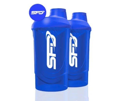Juego de 2 Protein Shaker 600 ml Botella Deportiva Libre de BPA - Imagen 4 de 6