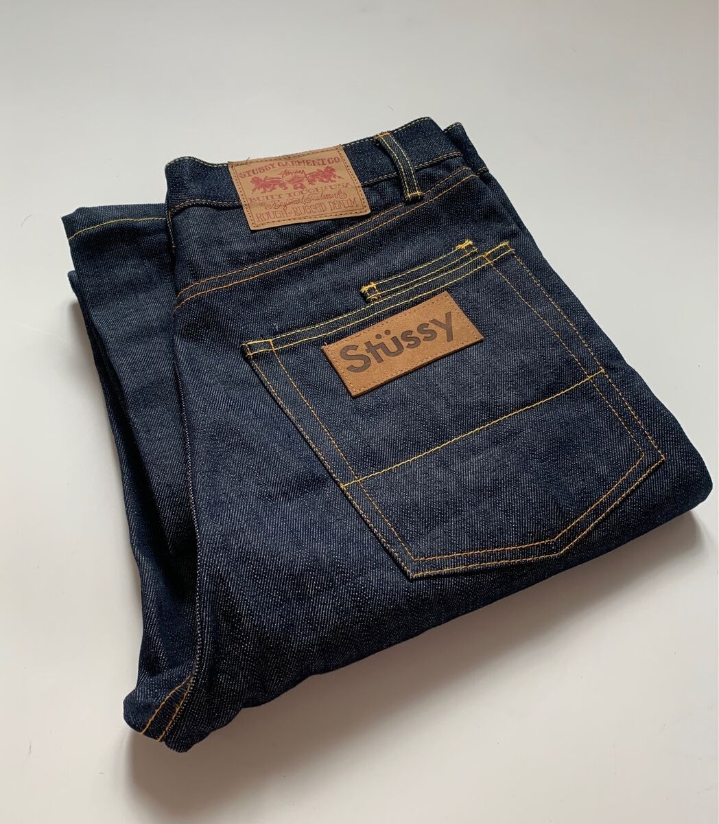 Stüssy Rough and Rugged Rigid Denim sz. 32 NWOT | eBay Stüssy Rough and Rugged Rigid Denim sz. 32 NWOT | eBay