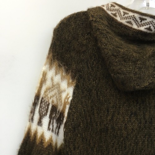 Peruvian Rasta Alpaca Ethnic Native American Wool Sweater Hoodie Made in Peru - 第 50/52 張圖片