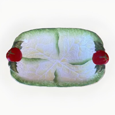 Minton Salat und Tomaten Design Servierschale Vintage Geschirr Aufsteller Schale
