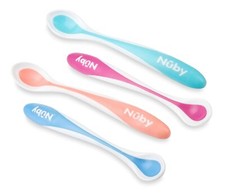 Nuby Hot Safe Feeding Spoons 4-Pack