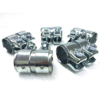 ROHRVERBINDER /  Doppelschelle AUSPUFF ABGASANLAGE UNIVERSAL von Ø36mm bis Ø70mm
