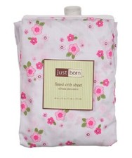 Just Born Enchanted Crib Sheet Pink 28" x 52