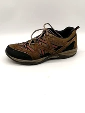 Easy Spirit Sneakers Womens Seexploremap Brown 9 Narrow Leather Hiking Shoe