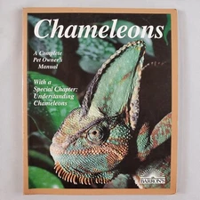 Chameleons A Complete Pet Owner's Manual Barrons Exotic Reptile Lizard Care Book