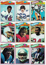 1977 Topps Football Stars 12 Card Lot with Robert Newhouse VG-EX