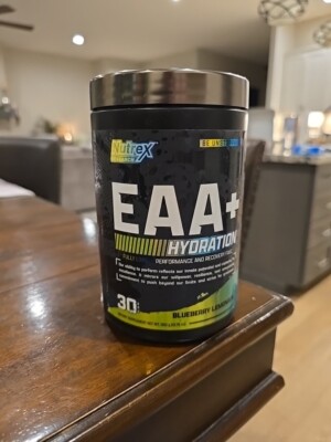Nutrex Research EAA+ Hydration 30 servings EAA BCAA Amino Acids Muscle Building 