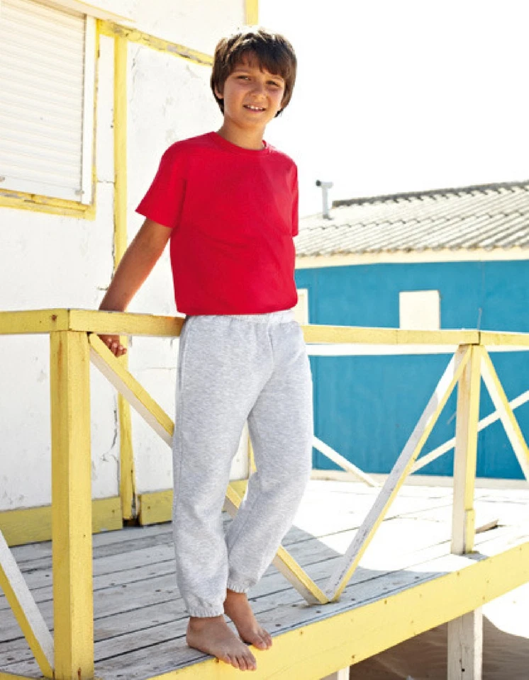 FRUIT OF THE LOOM KIDS JOG PANTS Kinder Jogginghose Trainingshose Gr. 116-164