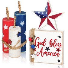 5 Pcs 4th of July Table Decorations Patriotic Independence Day Table Centerpi...