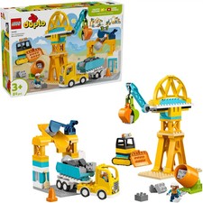 LEGO® DUPLO® 10476 Baustelle mit Baufahrzeugen – 3-in-1-Set