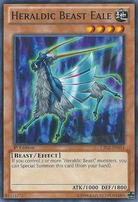 Heraldic Beast Eale - CBLZ-EN014 - Common - 1st Edition - Lightly Played