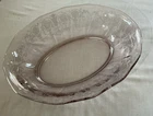 Fostoria VERNON Lavender Orchid Oval Serving Bowl * Elegant Depression Glass