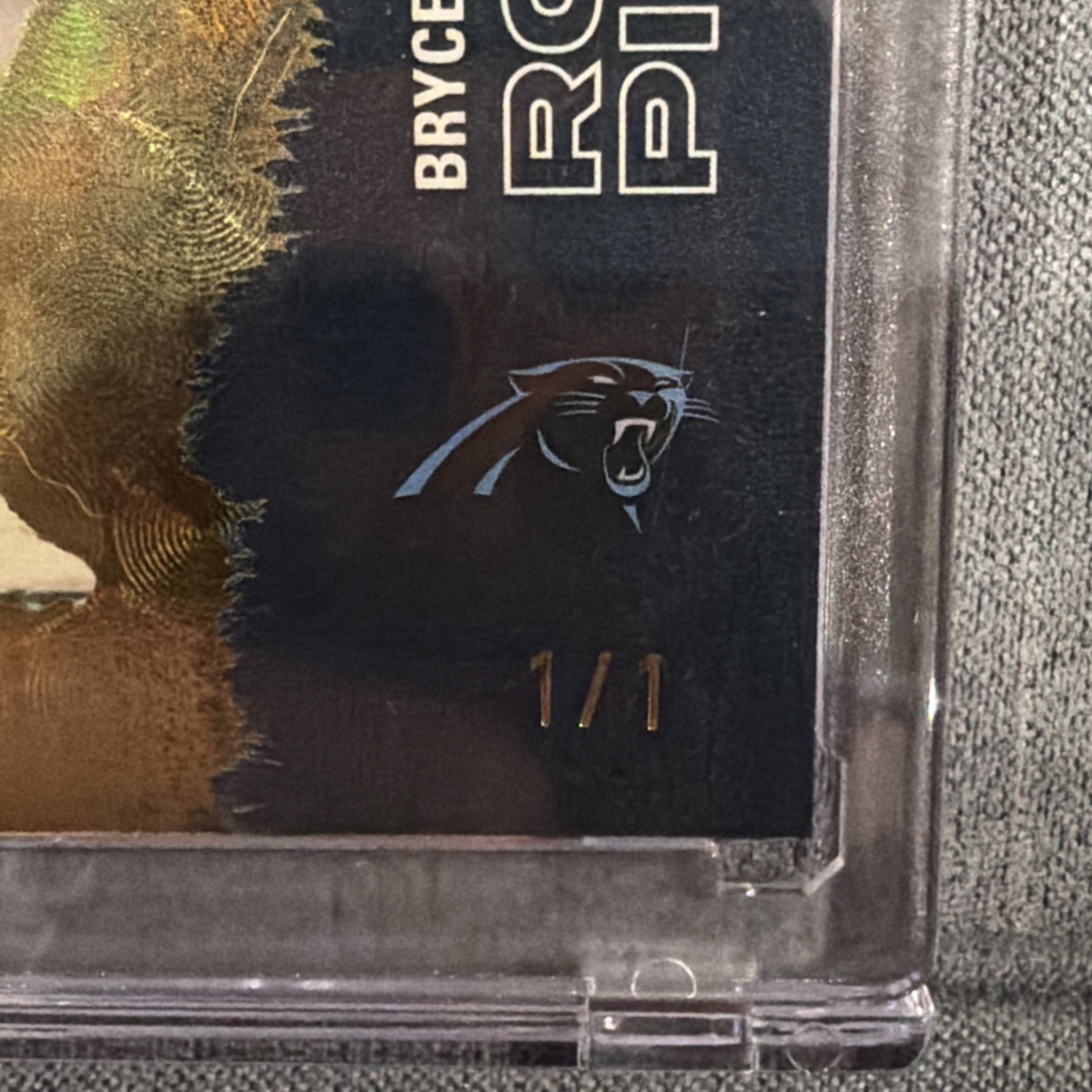 2025 Topps Signature Class Bryce Young SUPERFRACTOR 1/1 Panthers view 5