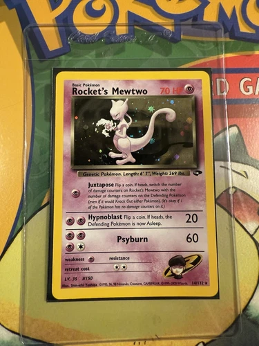 Rocket's Mewtwo 14/132 Gym Challenge Holo