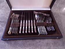Robbe & Berking ALT-KOPENHAGEN Men&uuml;besteck f&uuml;r 6 Personen 30 Teile 150er TOP !
