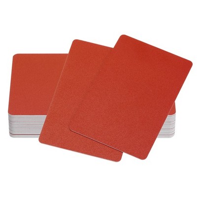 20Pcs Inkjet PVC ID Cards, Frosted Double Side Card for Inkjet Printer, Red