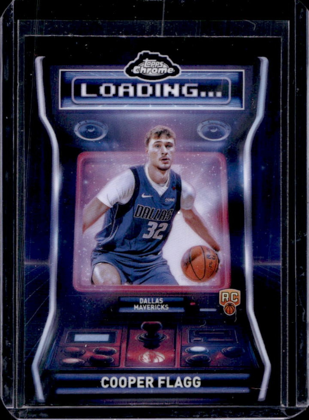 2025-26 Topps Chrome Cooper Flagg Loading RC Rookie #LD-11 Mavericks