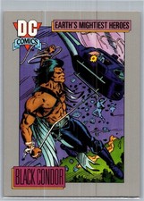 1991 DC Comics Trading Card #34 Earth's Mightiest Heroes Black Condor