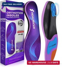 Plantar Fasciitis Insoles 240 Lbs, Heavy Duty High Arch Support Inserts Women Me