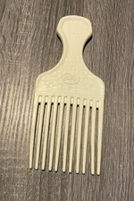Goody USA Vintage Ivory White 80s 90s Lift Comb Hair Pick With Handle Retro