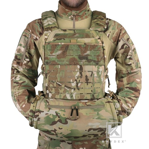KRYDEX Tactical Soft Shell Hand Warmer Vest Drop ShoulderHanger Winter Outdoor - Picture 10 of 26