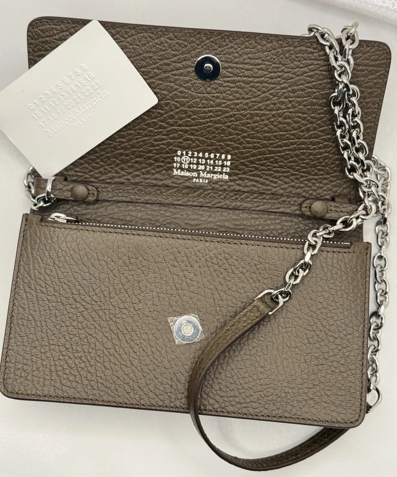 Bolso de cadena de cuatro puntadas MAISON MARGIELA color topo Foto 4 de 4