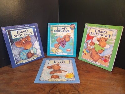 4 X Elliot Moose Kinderbücher in englischer Sprache. Guter Zustand.