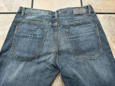 Vintage Dark Wash Calvin Klein Rocker Straight Leg Jeans Size 34 x 32 Button Fly