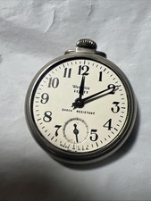 Westclox Vintage 1950  s men  s Scotty pocket watch, Made In Usa, works great