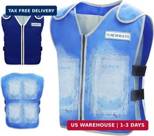 Cooling Vest for Men Women, Ice Reflective Vest with 24 PCS Ice Packs, Cool Jack