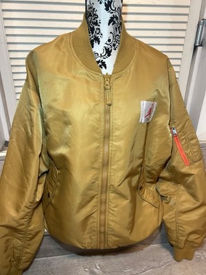 Jordan Flight MA-1 Bomber Jacke Herren Gr. XL Wendejacke Pilot Loose Fit