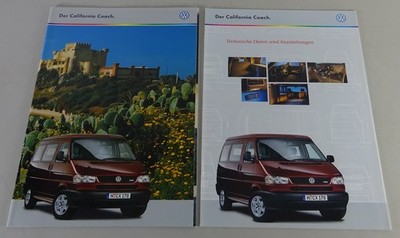 Brochure VW Bus T4 California Coach + Technical Data Status 10/1999