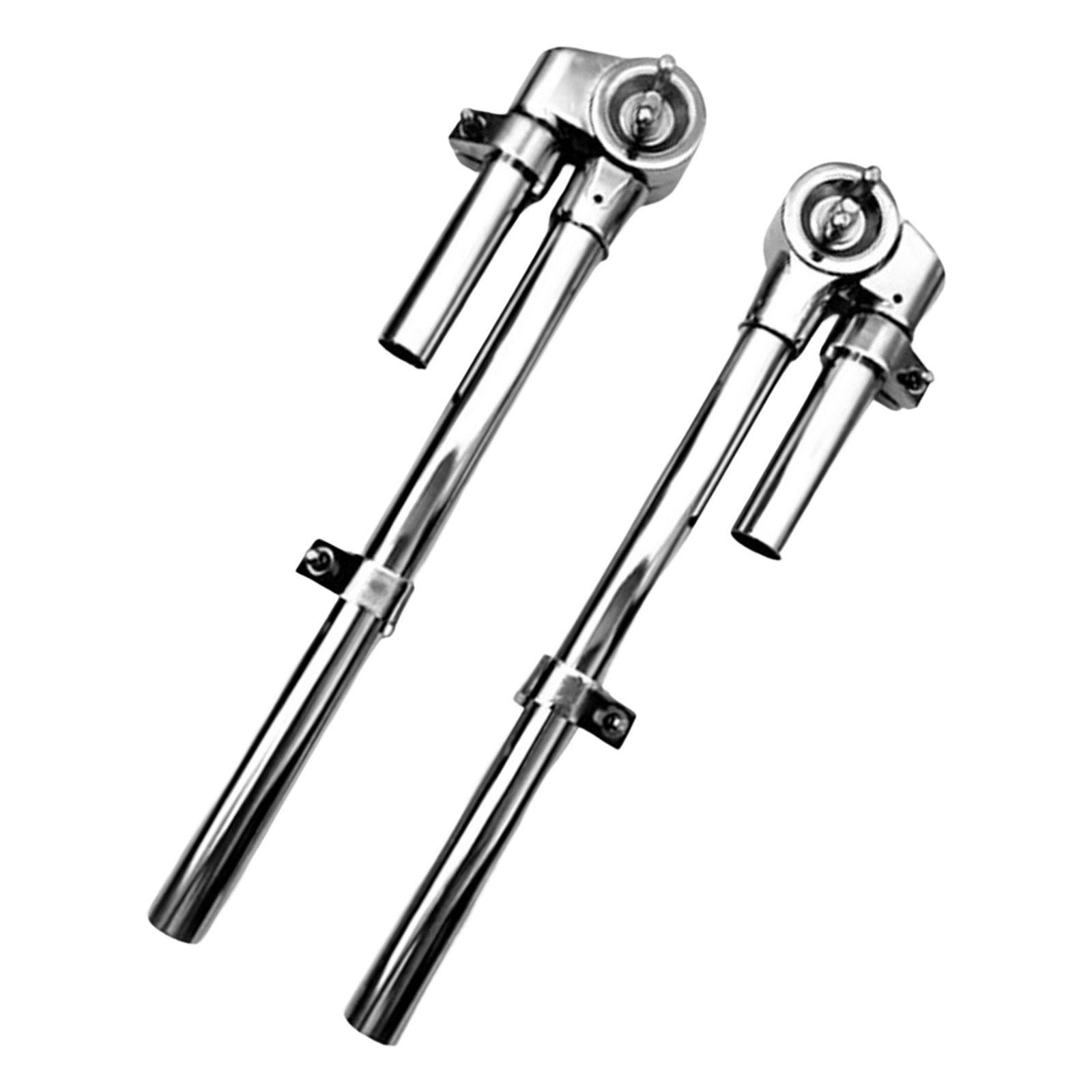 2Pcs Metal Drum Holder Durable Lightweight Drummer Musical Performance for Tom