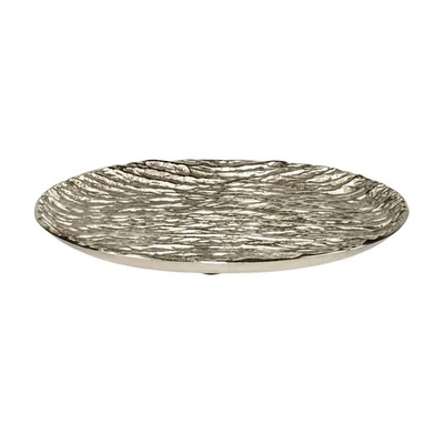 Oval Aluminum Tray Food-Safe Embossed Aluminum Tray Mirror Finish for Countertop - Bild 1 von 4