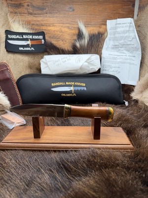 Randall Model Gambler With Leather Sheath Mint & Paper & Puma Pouch Gorgeous