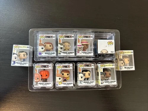 Funko Bitty Pop The Office Piece Lot 10 Michael Scott, Dwight Schrute Jim