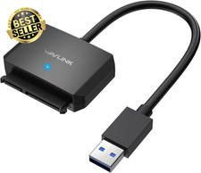USB 3.0 to SATA III Adapter Cable, 5Gbps Converter for 2.5"/3.5" HDD/SSD (No Pow