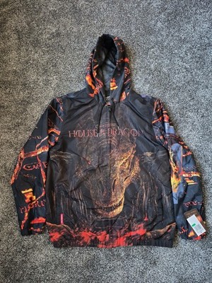 Members Only Game Of Thrones House Of The Dragon Windbreaker Mens Size Large 