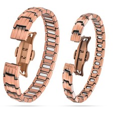 MagnetRX EllipseMAX Copper Magnetic Bracelets for Couples Premium for Unisex