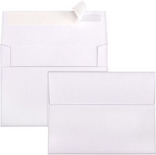 A2 Envelopes Self Seal 500 Pack - 4-3/8 X 5-3/4 White Invitation Envelopes Bulk