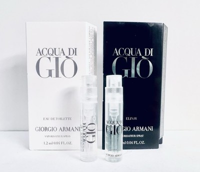 Giorgio Armani Acqua di Gio EDT Sample & Acqua di Gio Elixir Sample Set