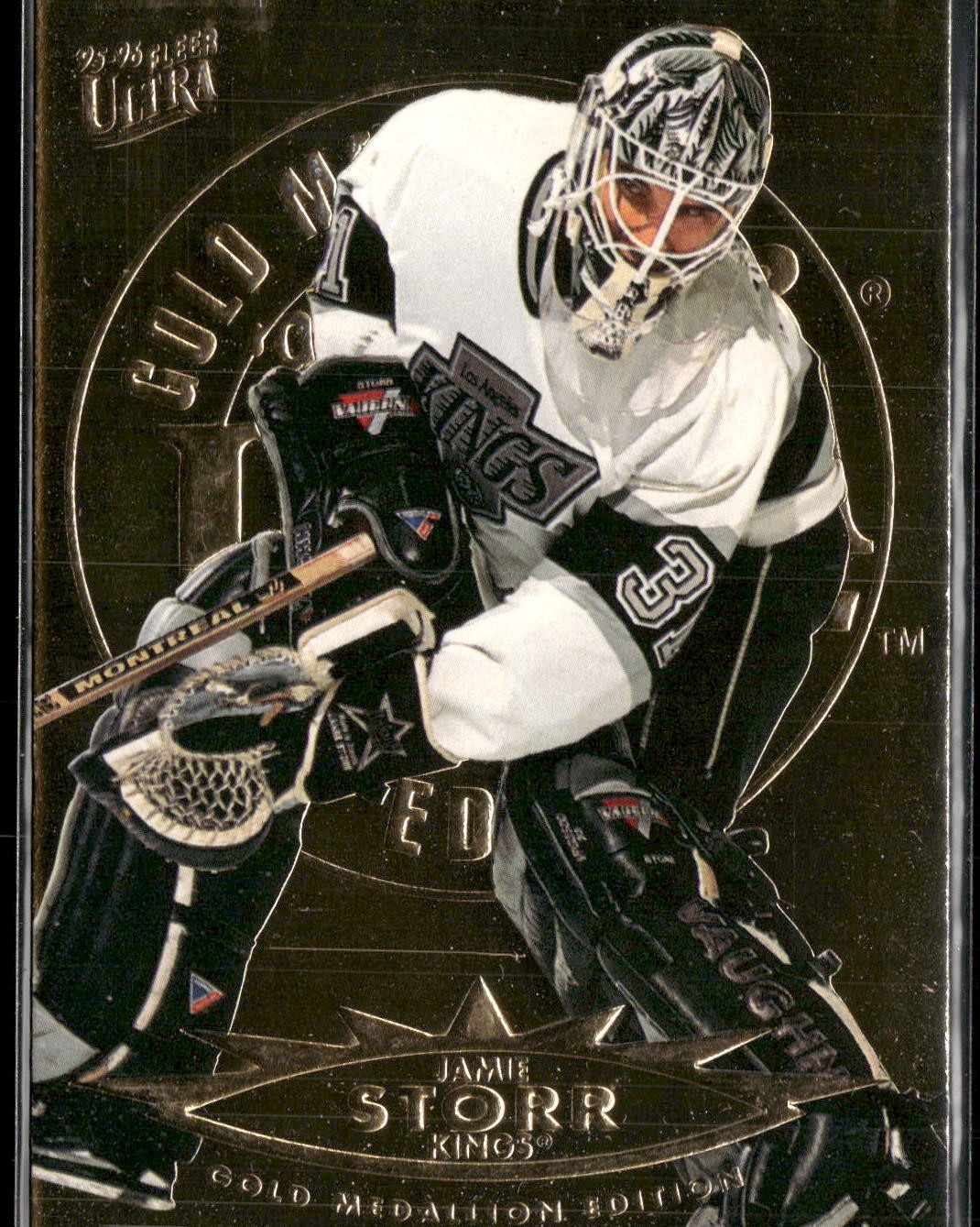 1995-96 Ultra #77 Jamie Storr Gold Medallion