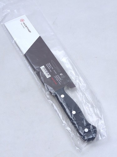 WUSTHOF GOURMET 8" CHEF'S KNIFE, Stainless Steel, Black Triple-Rivet Handle, NEW - Picture 19 of 20