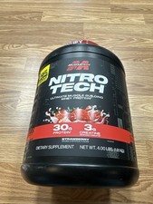 MuscleTech, Nitro Tech, Whey Protein Strawberry 4 lbs EXP: 01/2028 Fast Shipping 16.00 per gallon