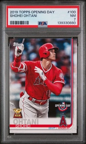 2019 Topps Opening Day  Shohei Ohtani #100 PSA 7