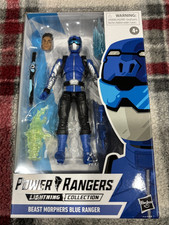 Power Rangers Lightning Collection Beast Morphers Blue Ranger Action Figure NIB