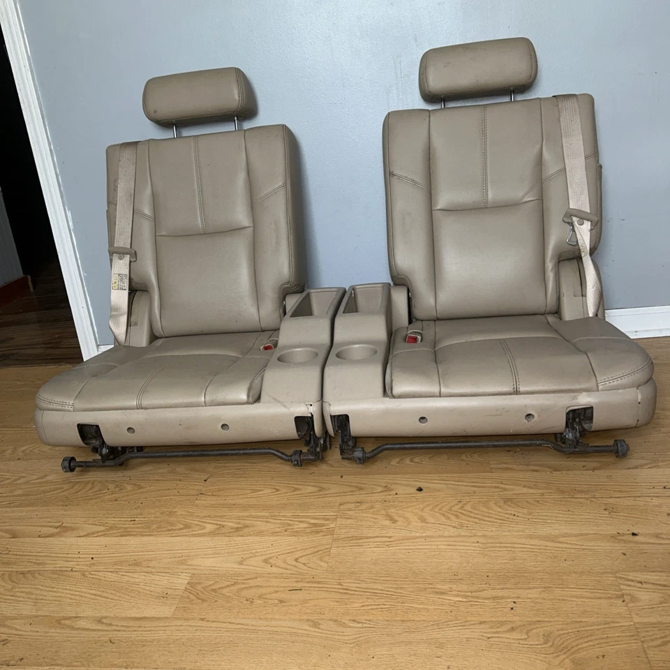 2007-2014 Tahoe 3-й ряд сидений пригородный GMC Yukon Escalade ткани с подстаканниками - Изображение 3 из 4