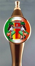 Sexy Girls Irish Flag Beer Tap Handle st. Patricks Day