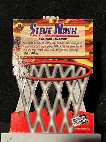 1996 Press Pass Basketball Net Burners Die-Cut Inserts Complete Your Set, Pick 1 - Picture 23 of 73