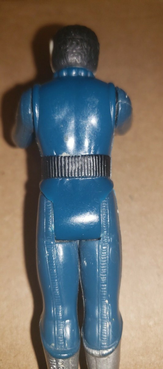 Star Wars Vintage Blue Snaggletooth w,gun 1978 no toe Dent